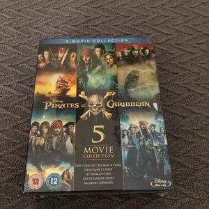 New, Sealed Pirates of the Caribbean Blue-Ray Set